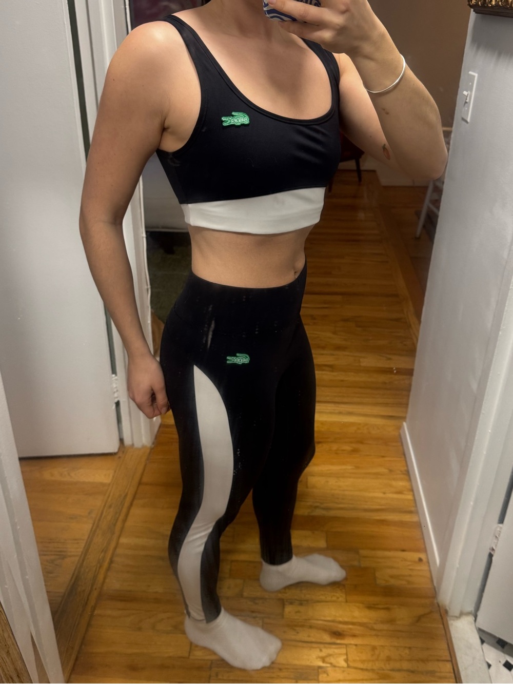Bandier x Lacoste workout set
